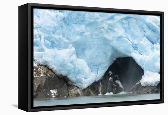 A Close Up View of the Terminus of a Resurrection Bay Glacier-Sheila Haddad-Framed Premier Image Canvas