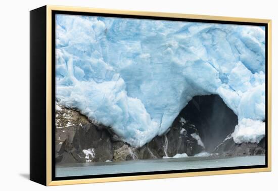 A Close Up View of the Terminus of a Resurrection Bay Glacier-Sheila Haddad-Framed Premier Image Canvas