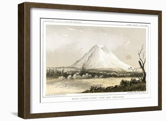 A Close View of Mount Rainier from Near Steilacoom, Washington-Thomas H. Ford-Framed Giclee Print