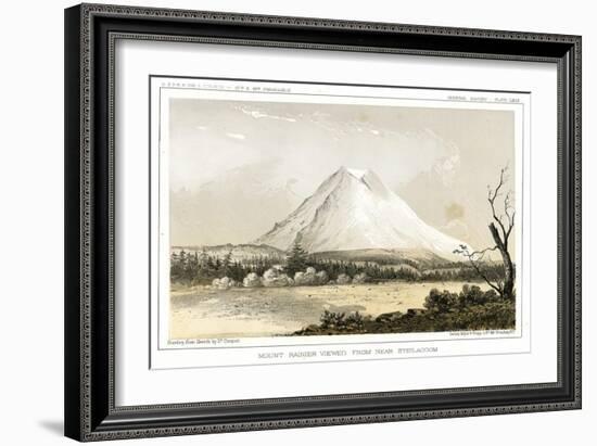 A Close View of Mount Rainier from Near Steilacoom, Washington-Thomas H. Ford-Framed Giclee Print