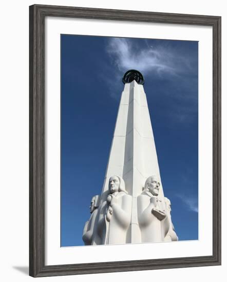 A Closed Up View of Astronomers Monument at Griffith Observatory, Los Angeles, California, Usa-Bruce Yuanyue Bi-Framed Photographic Print