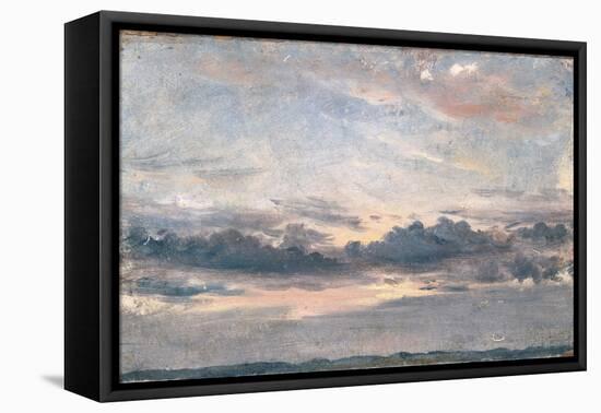 A Cloud Study, Sunset, C.1821 (Oil on Paper on Millboard)-John Constable-Framed Premier Image Canvas