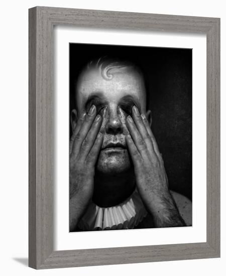 A Clowns Death (Serie)-Johan Lilja-Framed Photographic Print