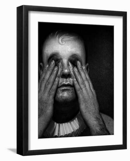 A Clowns Death (Serie)-Johan Lilja-Framed Photographic Print