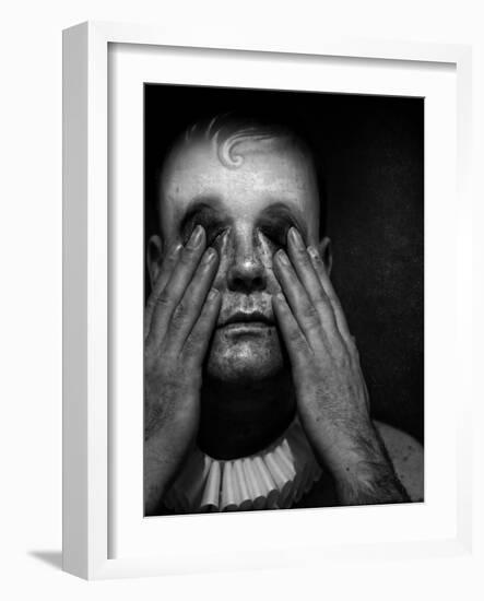 A Clowns Death (Serie)-Johan Lilja-Framed Photographic Print