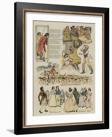 A Coaching Idyll-Hugh Thomson-Framed Giclee Print