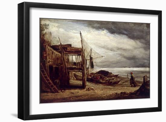 A Coast Scene, 1860-John Linnell-Framed Giclee Print