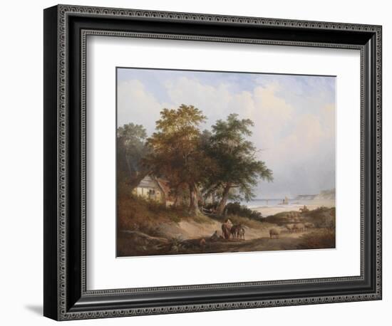 A Coastal Landscape, Isle of Wight-Henry John Boddington-Framed Giclee Print