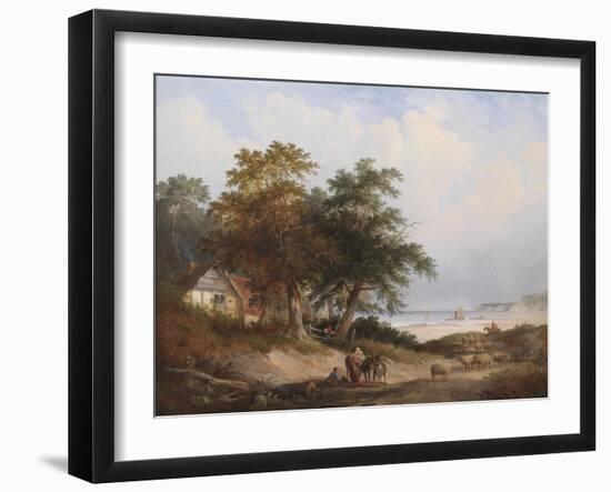 A Coastal Landscape, Isle of Wight-Henry John Boddington-Framed Giclee Print