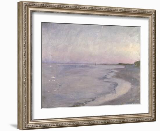 A Coastal Scene-Peder Severin Kröyer-Framed Giclee Print