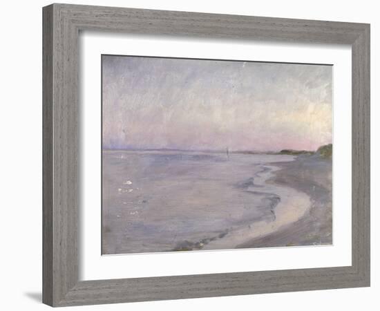 A Coastal Scene-Peder Severin Kröyer-Framed Giclee Print