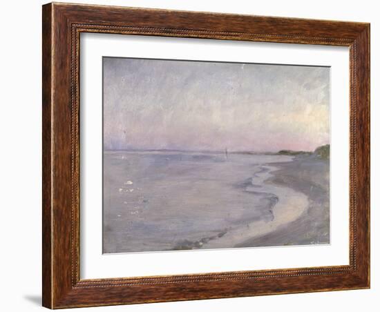 A Coastal Scene-Peder Severin Kröyer-Framed Giclee Print