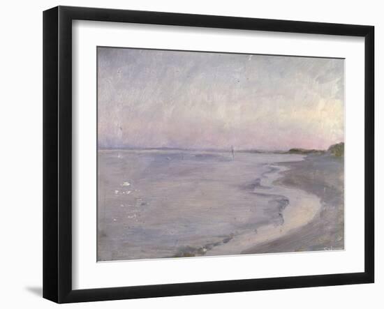 A Coastal Scene-Peder Severin Kröyer-Framed Giclee Print