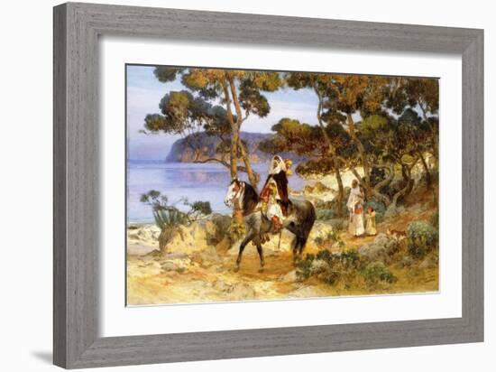 A Coastal Trail-Frederick Arthur Bridgman-Framed Giclee Print