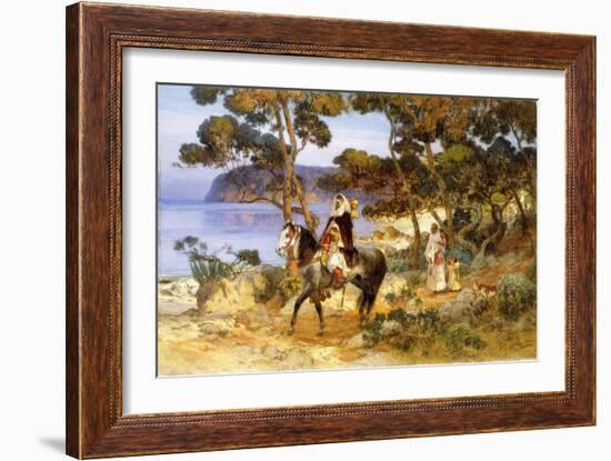 A Coastal Trail-Frederick Arthur Bridgman-Framed Giclee Print