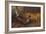 A Cock and Hen Pheasant at the Edge of a Wood-Archibald Thorburn-Framed Giclee Print