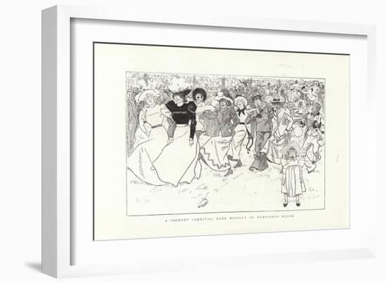 A Cockney Carnival, Bank Holiday on Hampstead Heath-Phil May-Framed Giclee Print