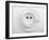 A Coffee Cup with Two Coffee Beans Making a Smiley Face-Jean Gillis-Framed Photographic Print