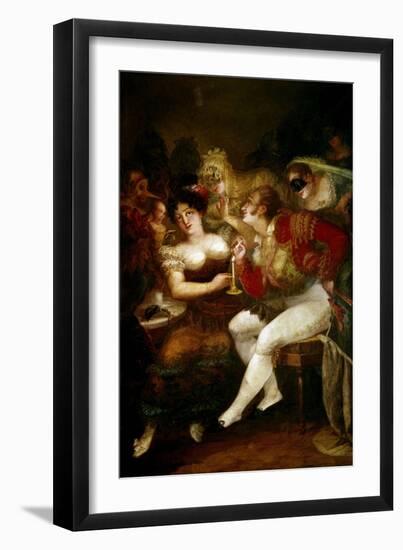 A Coffee in Carnival-Salvador Mayol-Framed Giclee Print