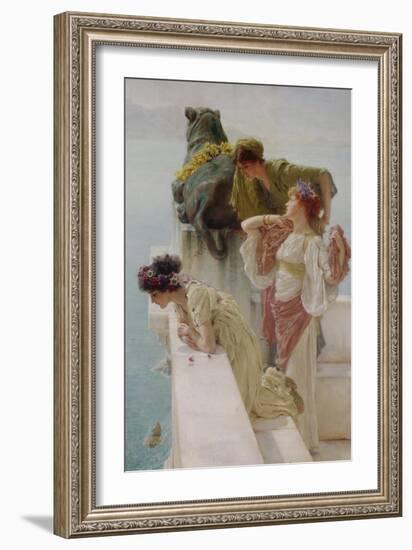 A Coign of Vantage, 1895-Sir Lawrence Alma-Tadema-Framed Giclee Print