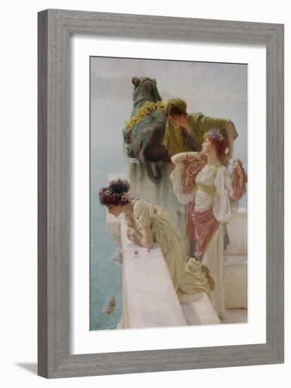 A Coign of Vantage, 1895-Sir Lawrence Alma-Tadema-Framed Giclee Print