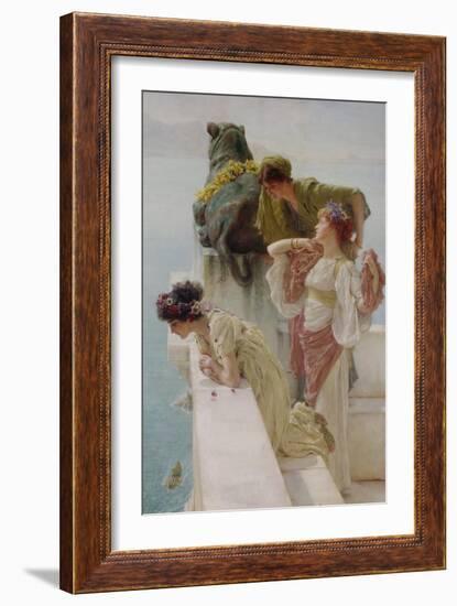 A Coign of Vantage, 1895-Sir Lawrence Alma-Tadema-Framed Giclee Print