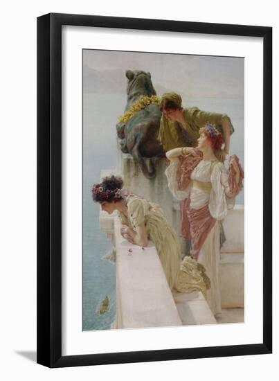 A Coign of Vantage, 1895-Sir Lawrence Alma-Tadema-Framed Giclee Print