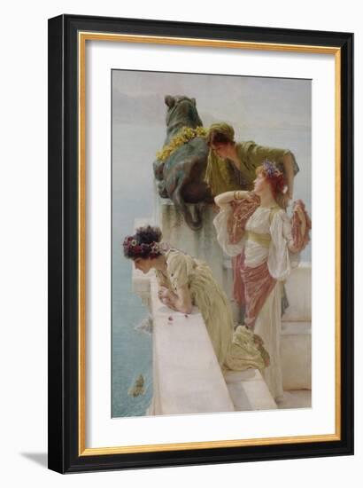 A Coign of Vantage, 1895-Sir Lawrence Alma-Tadema-Framed Giclee Print