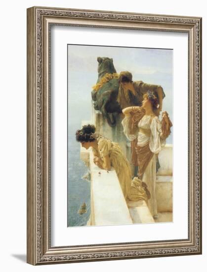 A Coign of Vantage-Sir Lawrence Alma-Tadema-Framed Premium Giclee Print