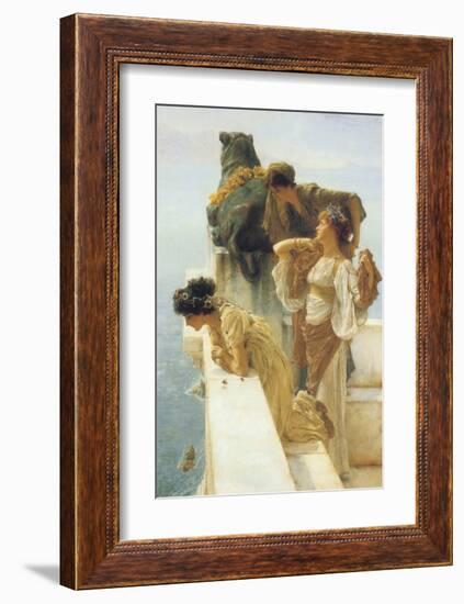 A Coign of Vantage-Sir Lawrence Alma-Tadema-Framed Premium Giclee Print