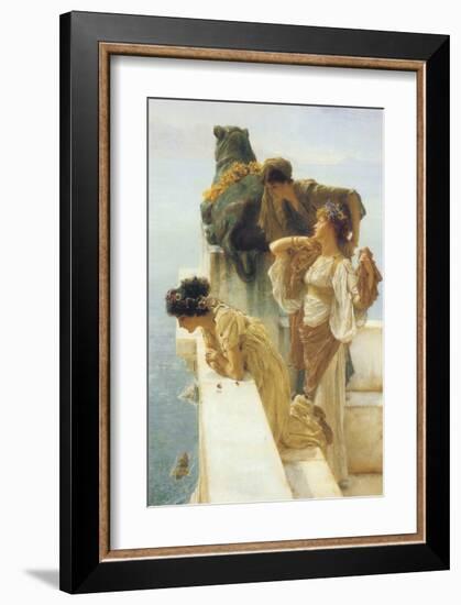 A Coign of Vantage-Sir Lawrence Alma-Tadema-Framed Premium Giclee Print