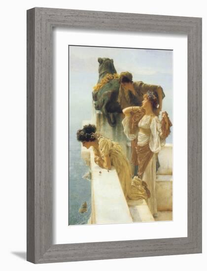 A Coign of Vantage-Sir Lawrence Alma-Tadema-Framed Premium Giclee Print