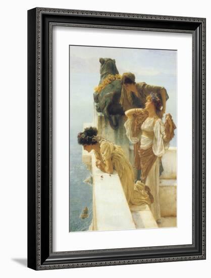 A Coign of Vantage-Sir Lawrence Alma-Tadema-Framed Premium Giclee Print