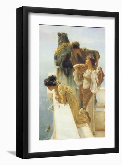 A Coign of Vantage-Sir Lawrence Alma-Tadema-Framed Premium Giclee Print