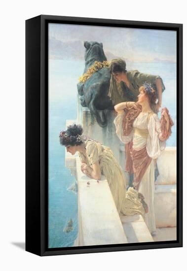A Coign of Vantage-Sir Lawrence Alma-Tadema-Framed Stretched Canvas
