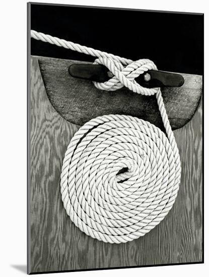 A Coiled Rope on a Dock-Rip Smith-Mounted Photographic Print