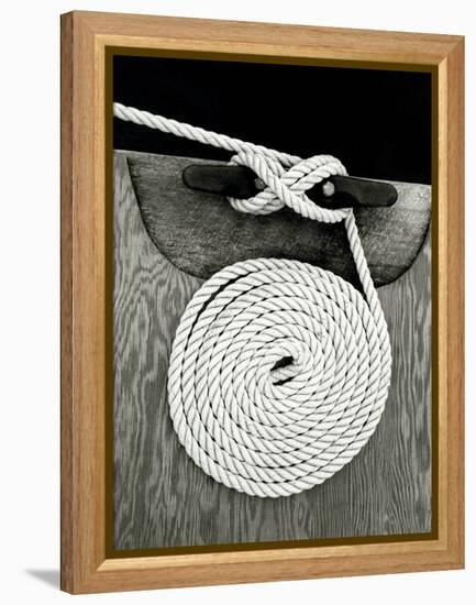 A Coiled Rope on a Dock-Rip Smith-Framed Premier Image Canvas