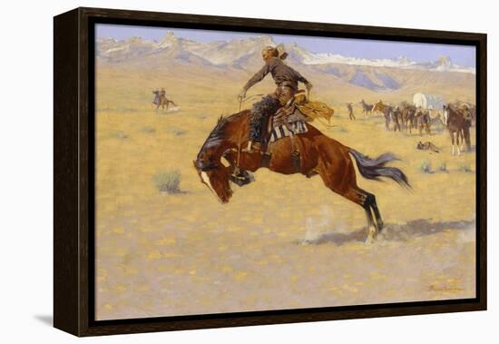 A Cold Morning on the Range, c.1904-Frederic Sackrider Remington-Framed Premier Image Canvas