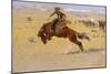 A Cold Morning on the Range, c.1904-Frederic Sackrider Remington-Mounted Giclee Print