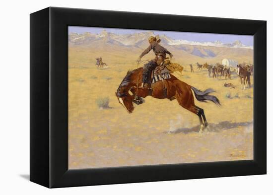 A Cold Morning on the Range-Frederic Sackrider Remington-Framed Premier Image Canvas