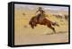 A Cold Morning on the Range-Frederic Sackrider Remington-Framed Premier Image Canvas