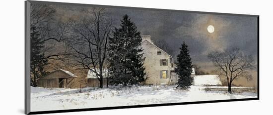 A Cold Night-Ray Hendershot-Mounted Art Print