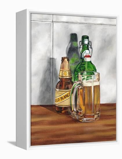 A Cold One II-Jennifer Goldberger-Framed Stretched Canvas