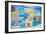 A Collage Of Some Pictures Of Different Beaches Of Spain-nito-Framed Art Print