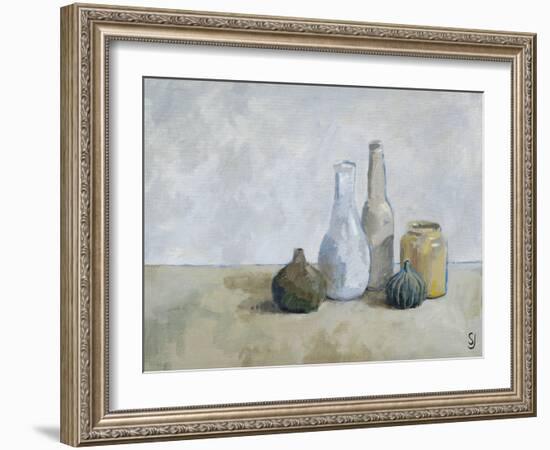 A Collection of Bottles-Steven Johnson-Framed Giclee Print