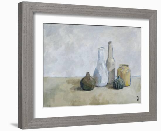 A Collection of Bottles-Steven Johnson-Framed Giclee Print