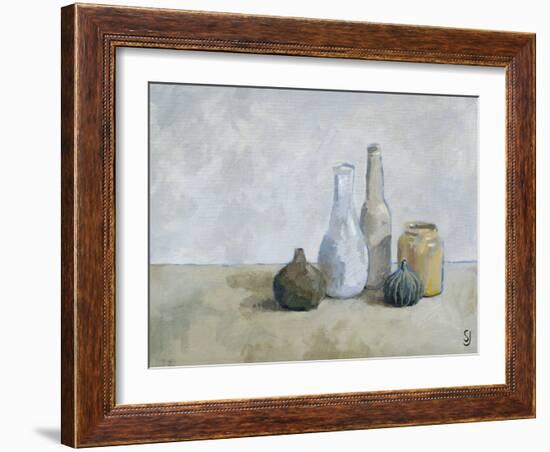 A Collection of Bottles-Steven Johnson-Framed Giclee Print