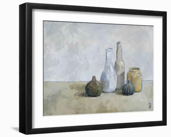 A Collection of Bottles-Steven Johnson-Framed Giclee Print