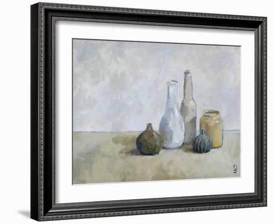 A Collection of Bottles-Steven Johnson-Framed Giclee Print