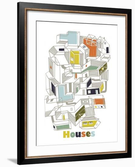 A Collection of Houses-Laure Girardin-Vissian-Framed Giclee Print